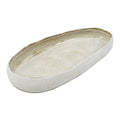 White Porcelain Plate Bohemian Style 27.5cm
