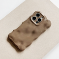 3D Bubble Phone Case - Mocha