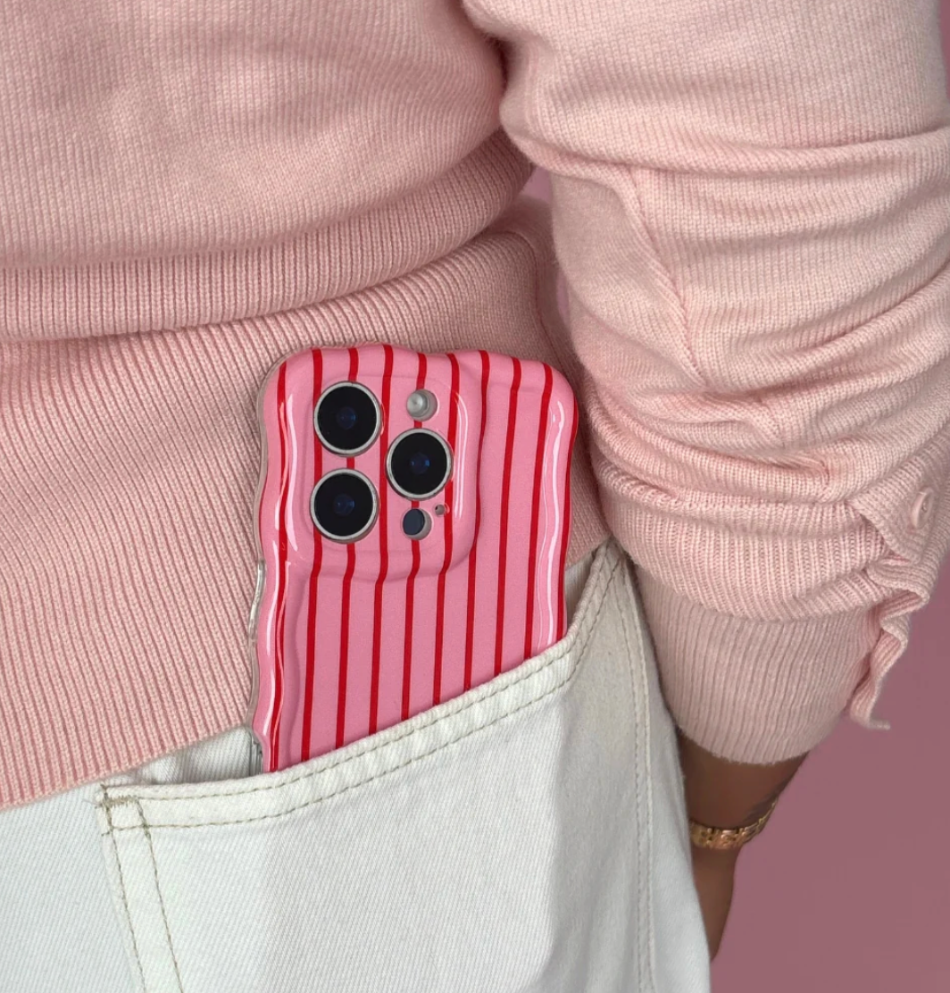 Wavy Phone Case - Candy Stripes