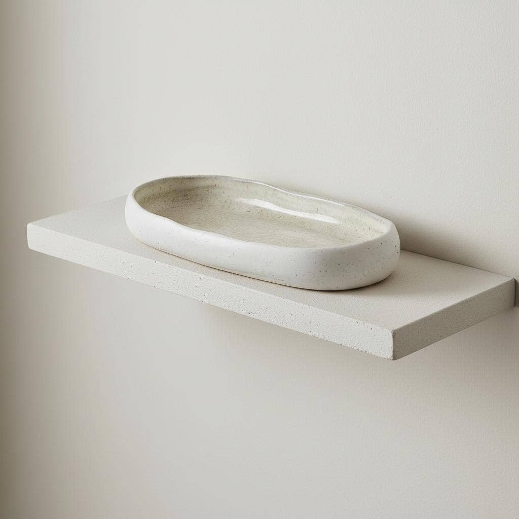White Porcelain Plate for Decoration and Dining