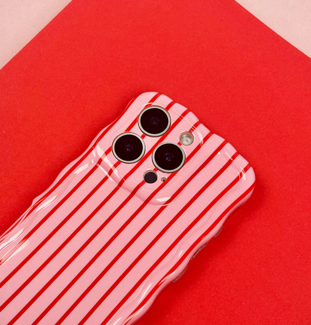 Wavy Phone Case - Candy Stripes