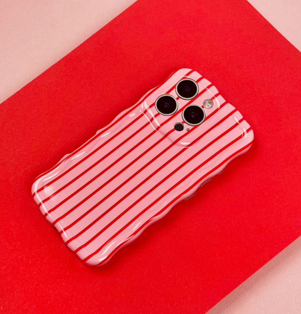 Wavy Phone Case - Candy Stripes