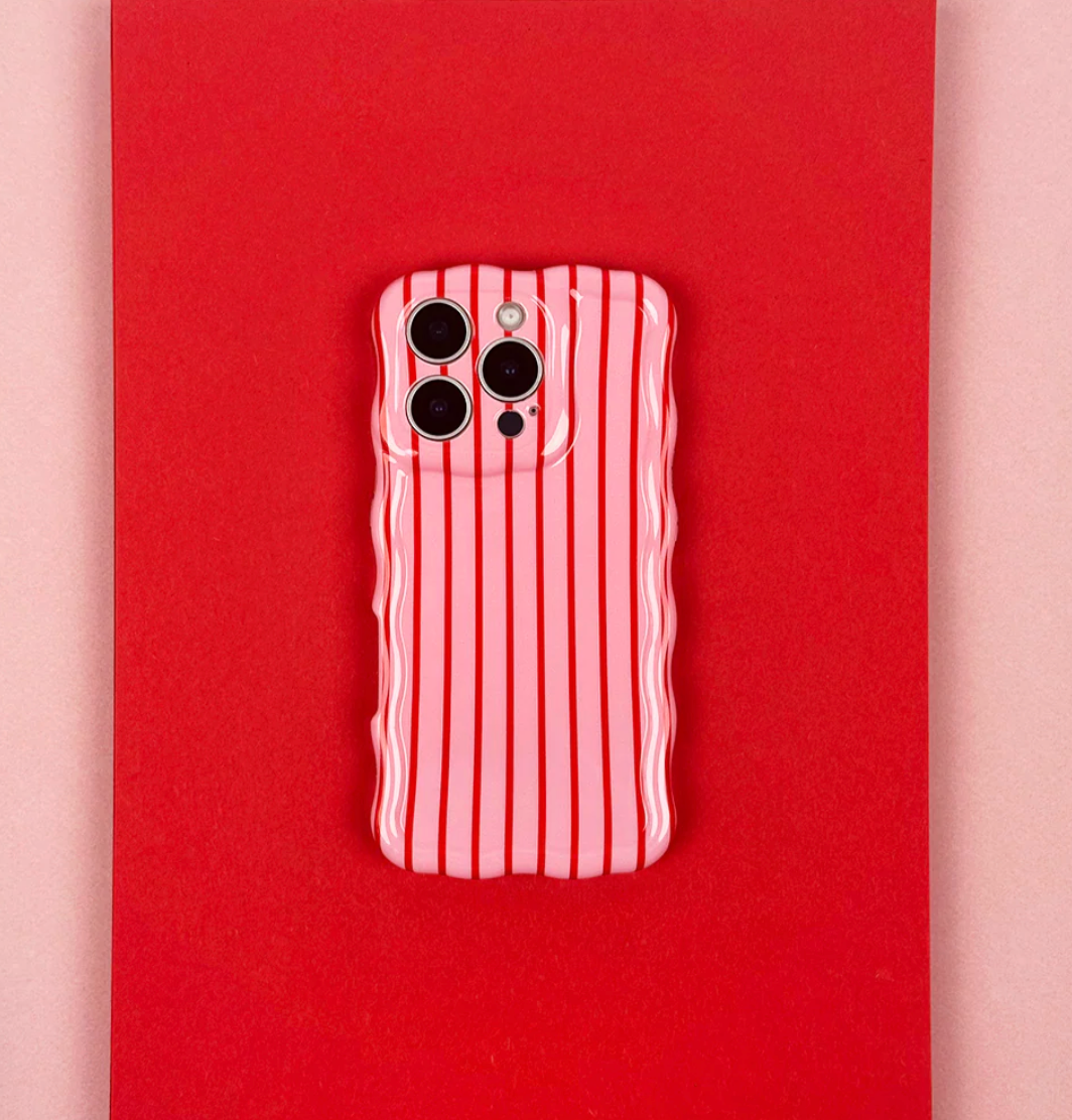 Wavy Phone Case - Candy Stripes