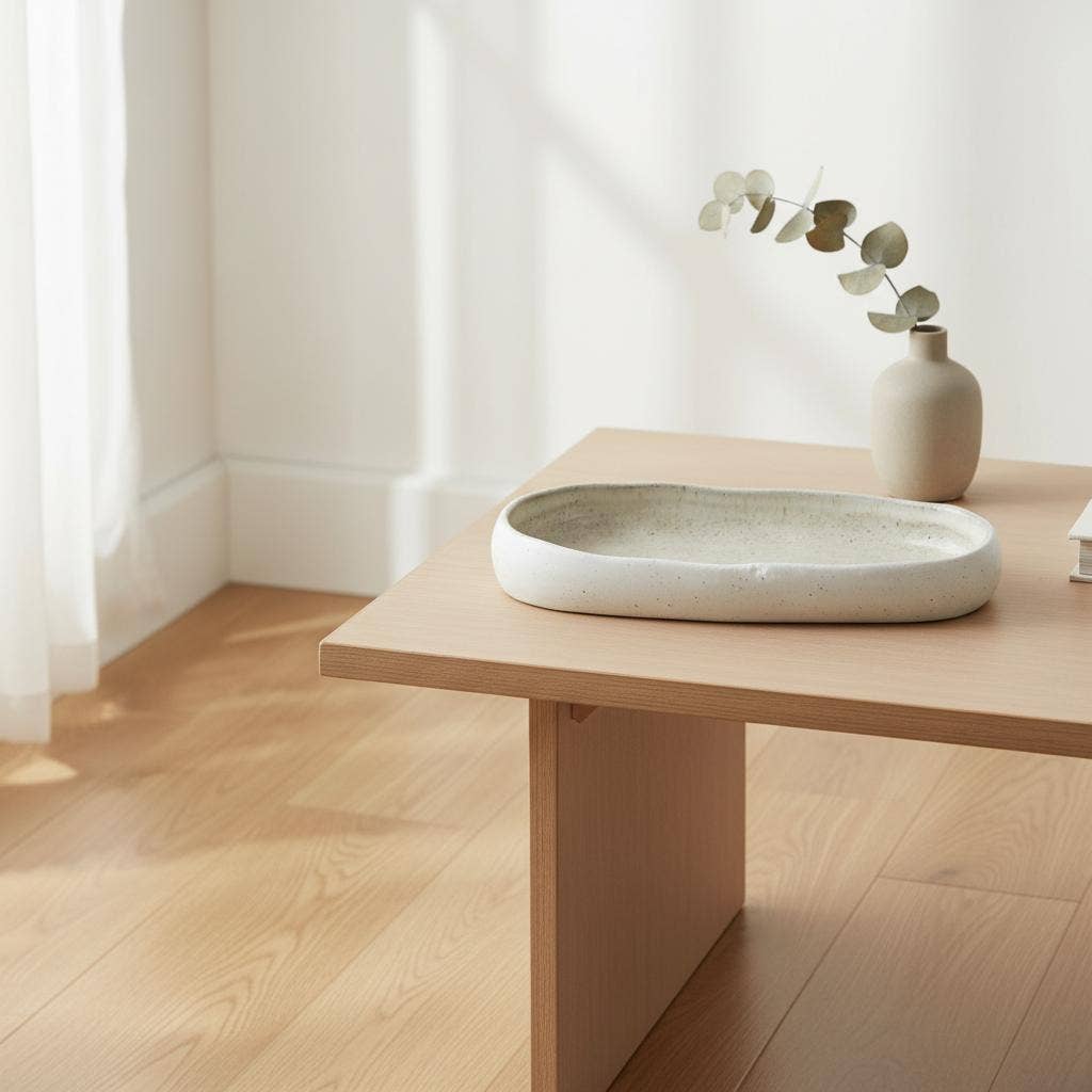 White Porcelain Plate for Decoration and Dining